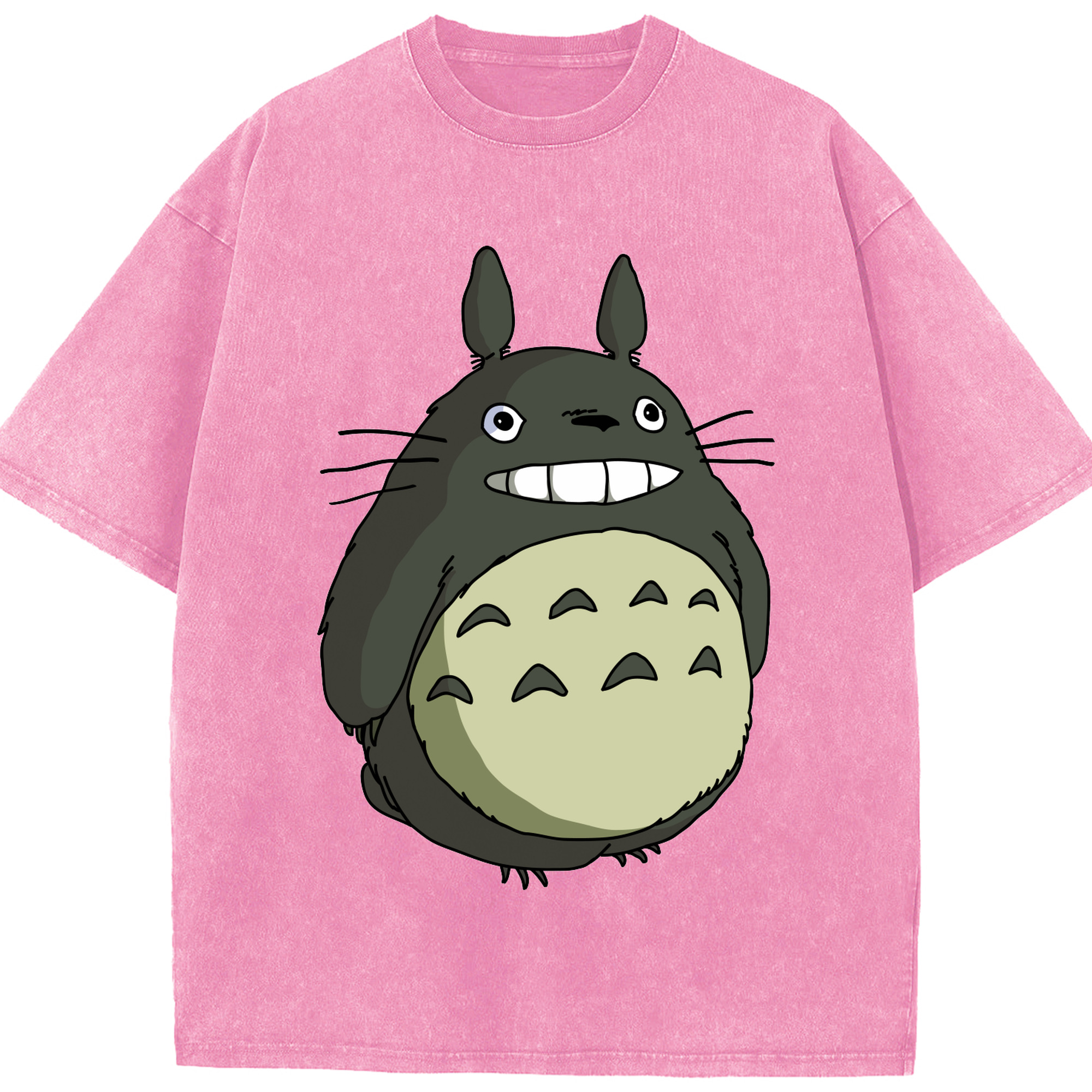 （画像用） となりのトトロ 草壁メイ 草壁サツキ My Neighbor Totoro Satsuki Kusakabe Mei Kusakabe 綿100% ヴィンテージ風 半袖Tシャツ（フロントプリント）